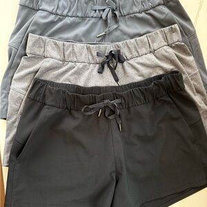 Lululemon Athletica - three pairs of Athletic Shorts